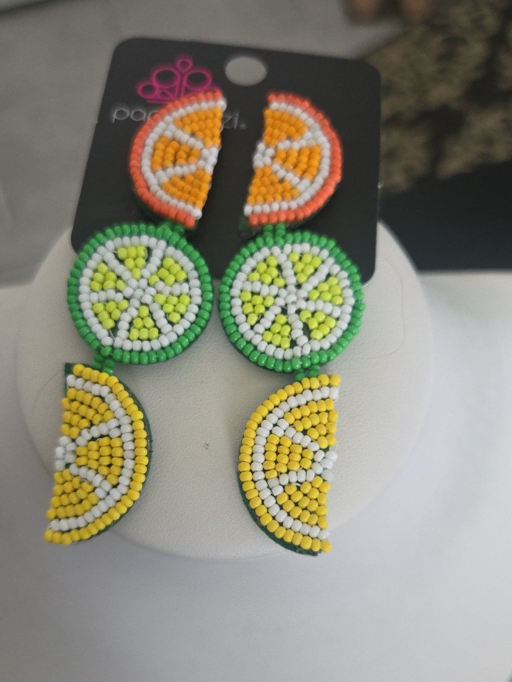 Paparazzi Multi Fruit Post Earrings NWT